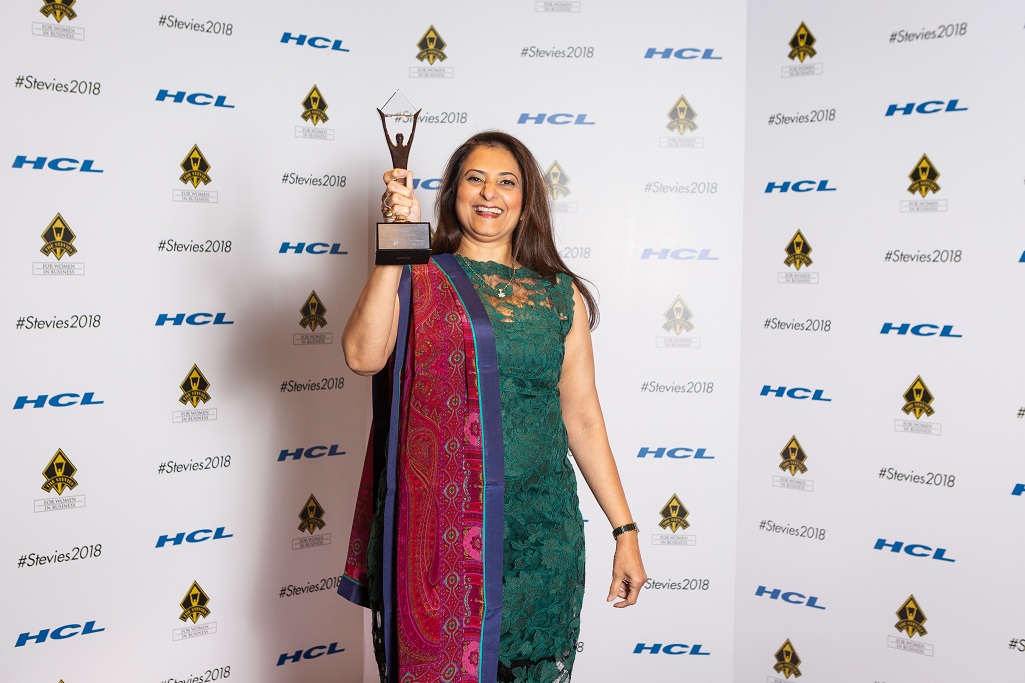 Gita Bhargava Wins Silver Lifetime Achievement Stevie® Award